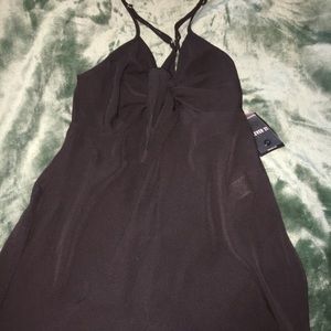 Black tie romper forever 21